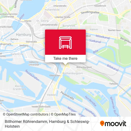 Карта Billhorner Röhrendamm