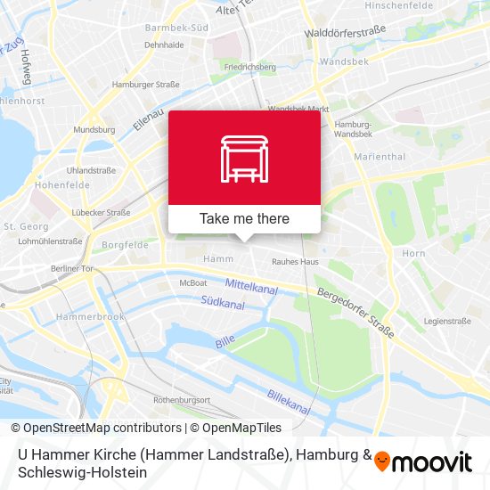 U Hammer Kirche (Hammer Landstraße) map