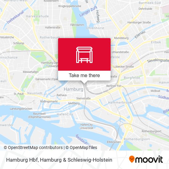 Hamburg Hbf map