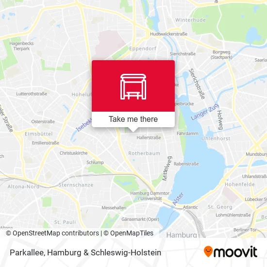Карта Parkallee