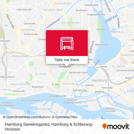 Карта Hamburg Sievekingplatz