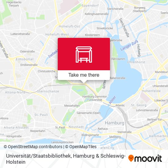 Universität/Staatsbibliothek map