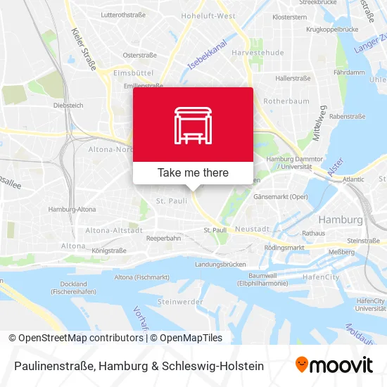 Карта Paulinenstraße