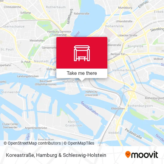 Карта Koreastraße