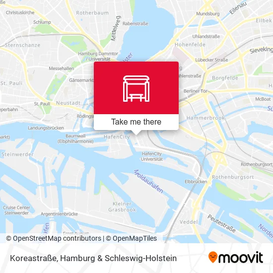 Карта Koreastraße