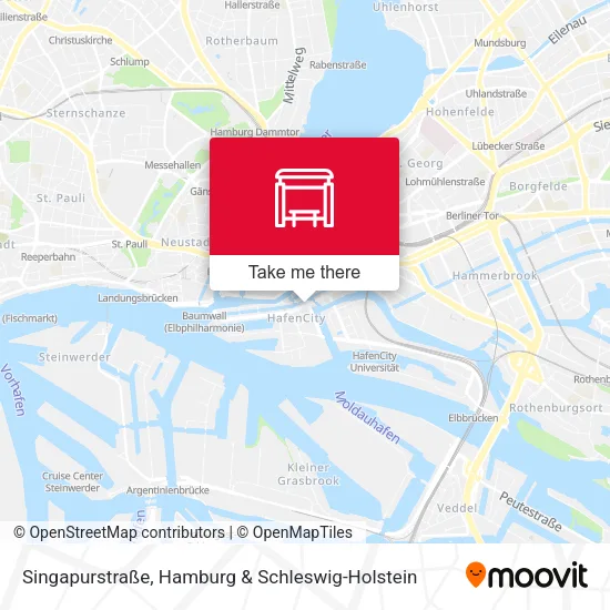 Карта Singapurstraße