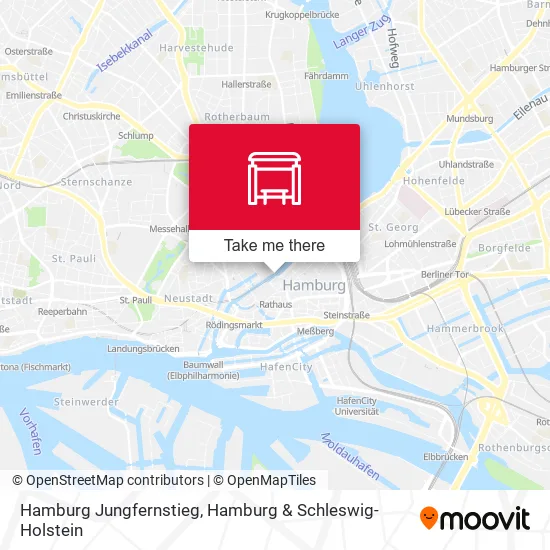 Карта Hamburg Jungfernstieg