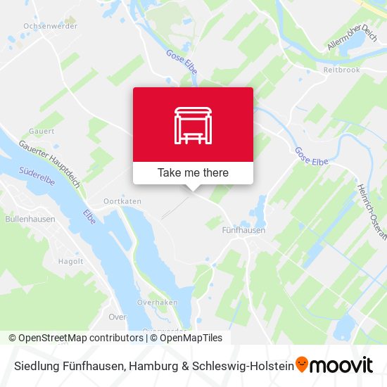 Siedlung Fünfhausen map