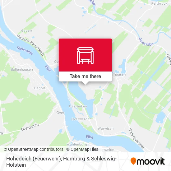 Карта Hohedeich (Feuerwehr)
