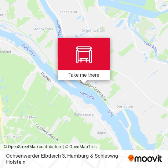 Ochsenwerder Elbdeich 3 map