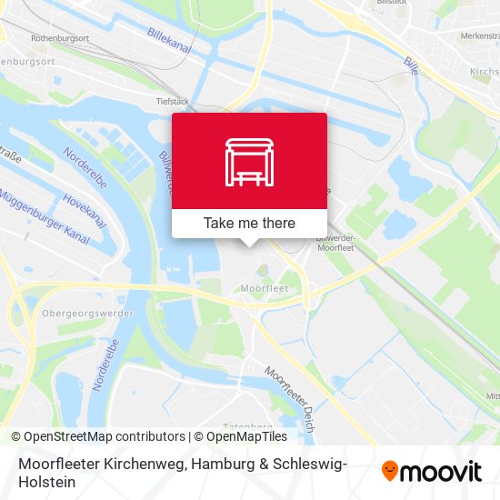 Moorfleeter Kirchenweg map
