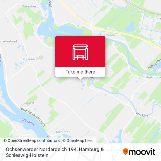 Ochsenwerder Norderdeich 194 map