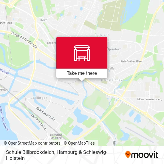 Карта Schule Billbrookdeich