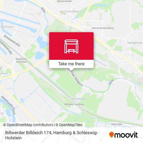 Billwerder Billdeich 174 map