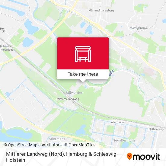 Карта Mittlerer Landweg (Nord)