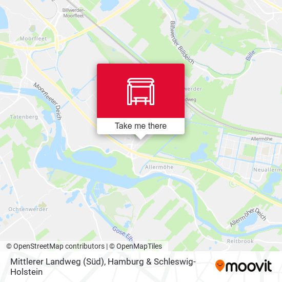Mittlerer Landweg (Süd) map