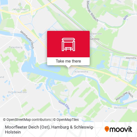 Moorfleeter Deich (Ost) map