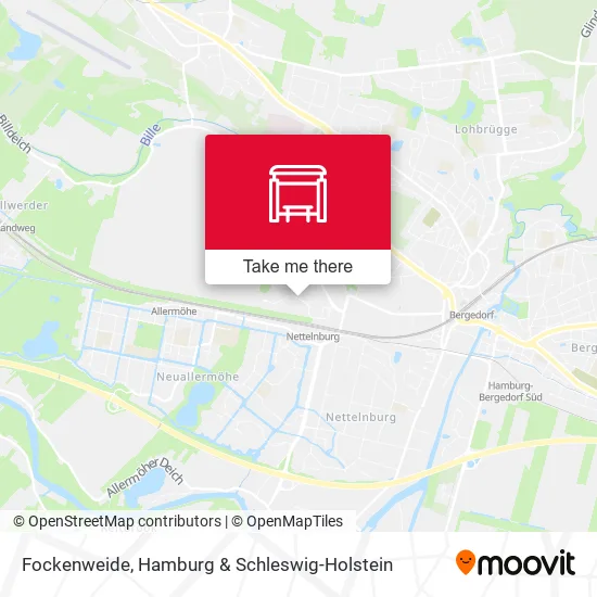 Карта Fockenweide
