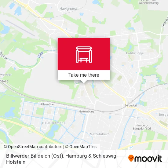 Карта Billwerder Billdeich (Ost)