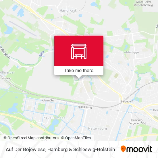 Карта Auf Der Bojewiese