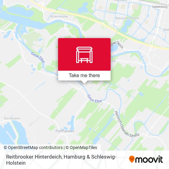 Reitbrooker Hinterdeich map