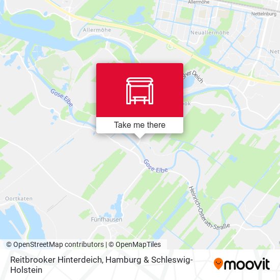 Reitbrooker Hinterdeich map