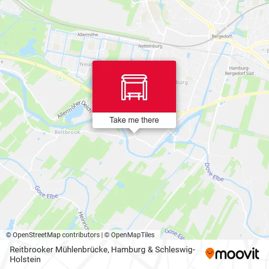 Карта Reitbrooker Mühlenbrücke