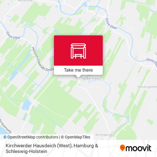 Kirchwerder Hausdeich (West) map