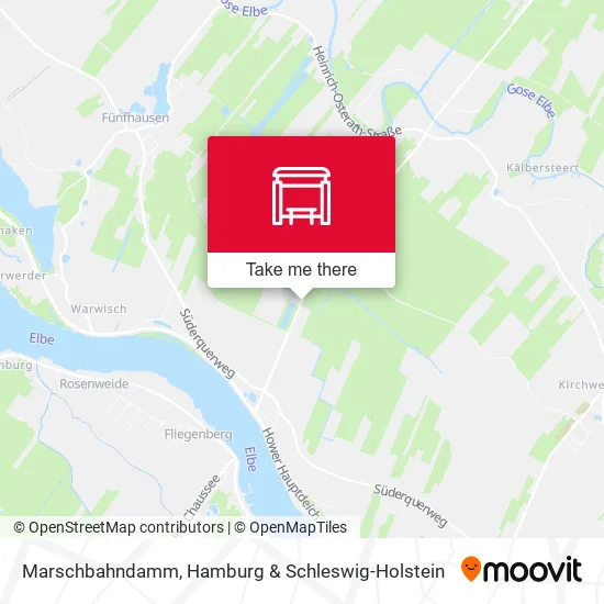 Карта Marschbahndamm