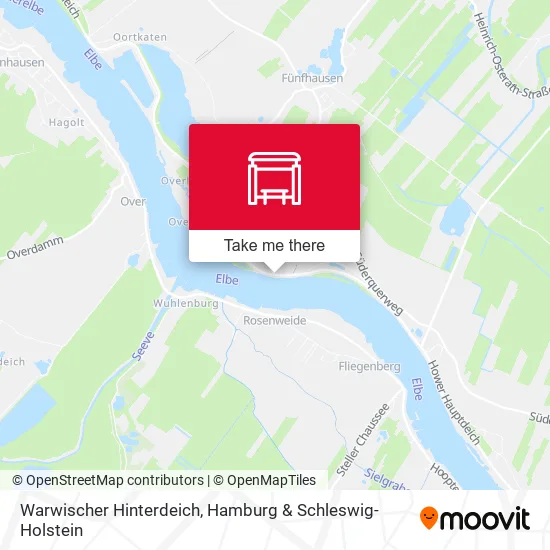 Карта Warwischer Hinterdeich