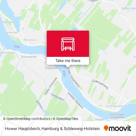 Карта Hower Hauptdeich