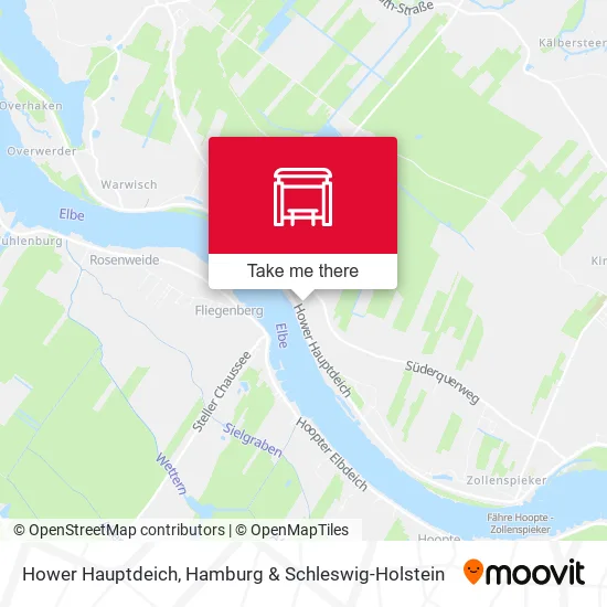Карта Hower Hauptdeich