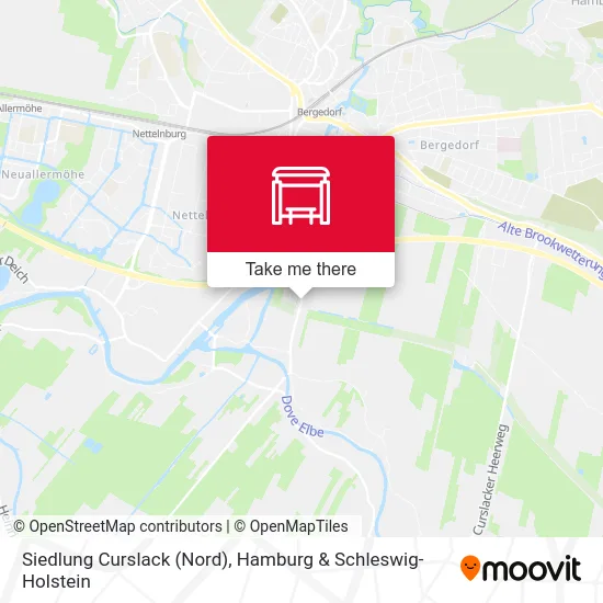 Карта Siedlung Curslack (Nord)