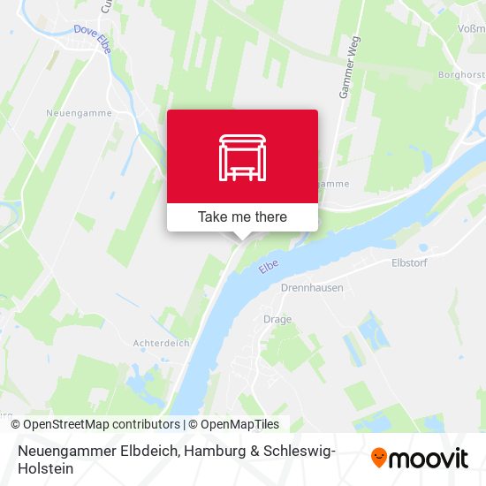 Neuengammer Elbdeich map