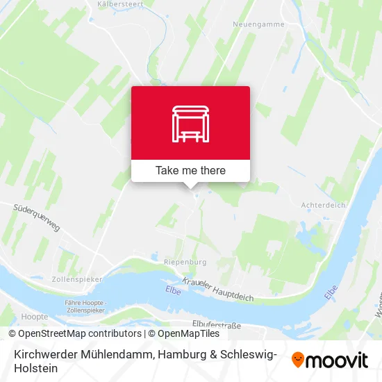 Карта Kirchwerder Mühlendamm