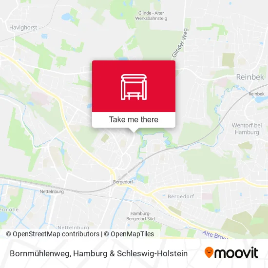 Карта Bornmühlenweg