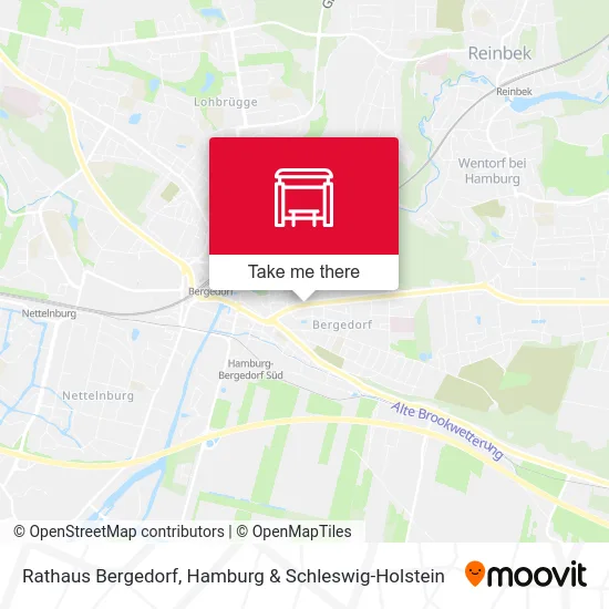 Rathaus Bergedorf map