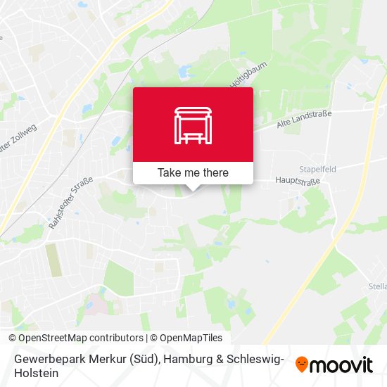 Gewerbepark Merkur (Süd) map