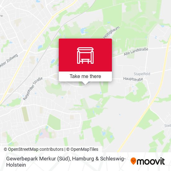 Gewerbepark Merkur (Süd) map