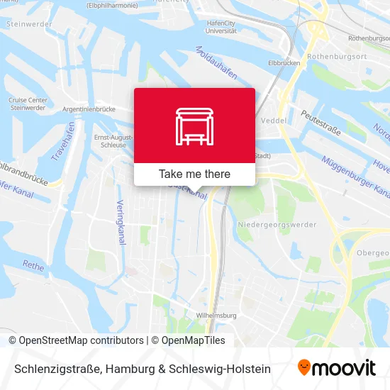 Карта Schlenzigstraße