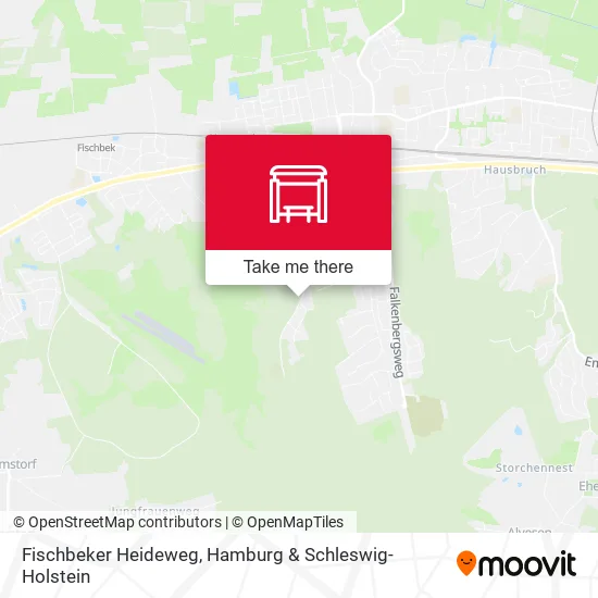 Карта Fischbeker Heideweg