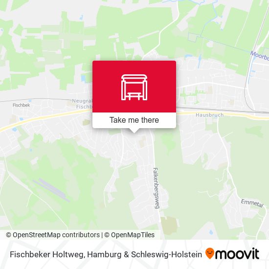 Fischbeker Holtweg map