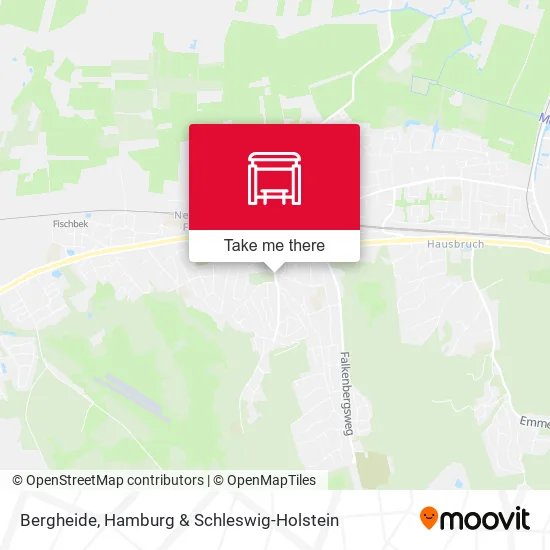 Карта Bergheide