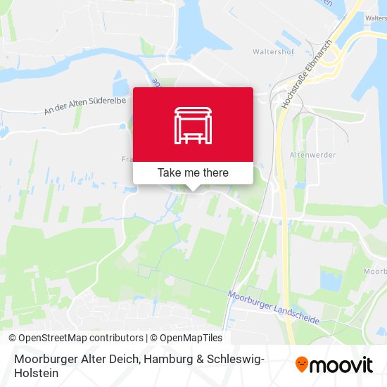 Moorburger Alter Deich map