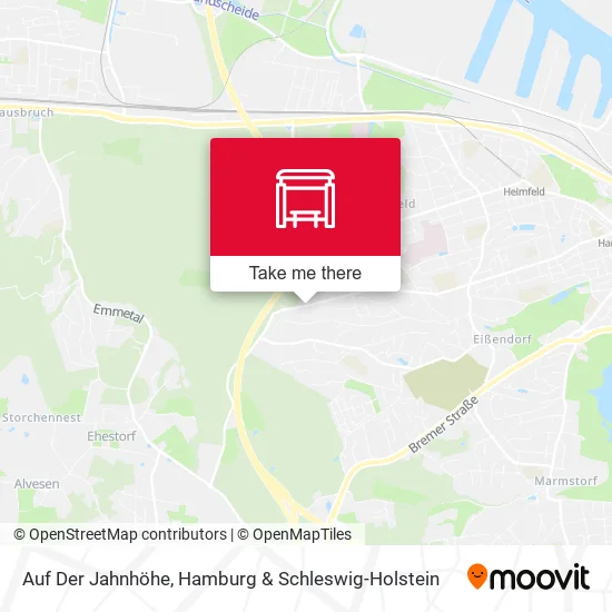 Карта Auf Der Jahnhöhe
