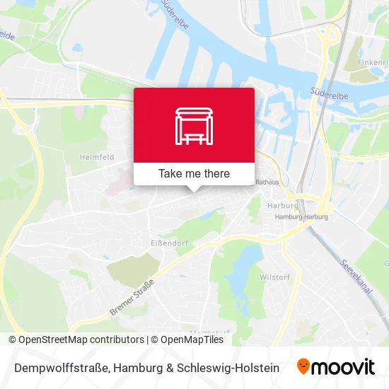 Карта Dempwolffstraße
