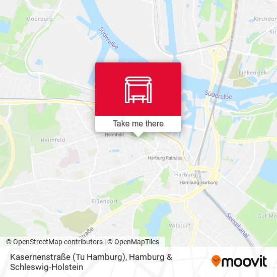 Карта Kasernenstraße (Tu Hamburg)