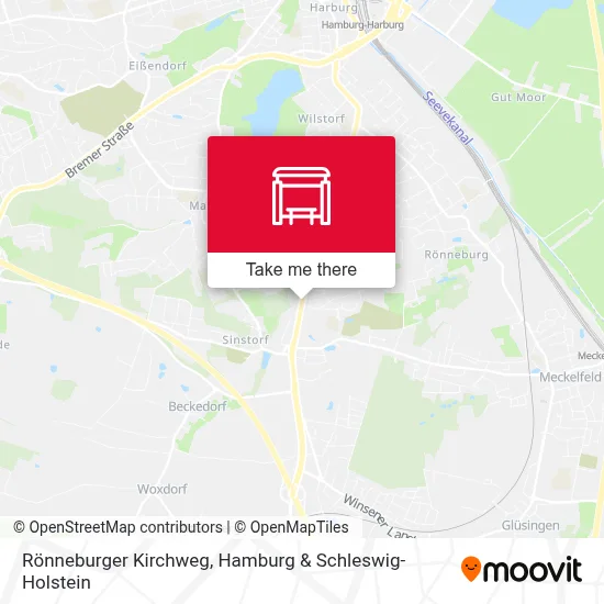 Rönneburger Kirchweg map