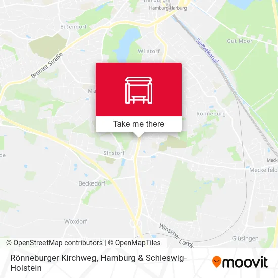 Rönneburger Kirchweg map