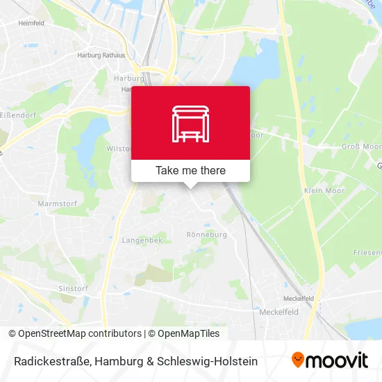 Карта Radickestraße